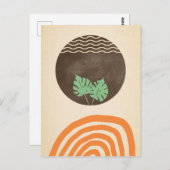 ミニマリズムの芸術。優しいメッセージ。ポストカード ポストカード (正面/裏面)