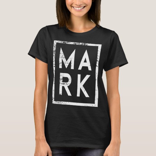 ミニマリズムをマーク Tシャツ (正面)