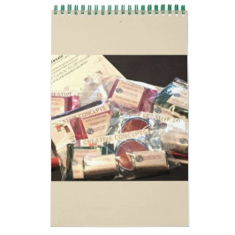 ミニマリズムカレンダー任意の年/サイズ/色/デザイン カレンダー