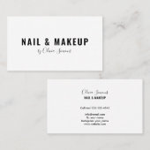 ミニマリズムスタイルの名刺 名刺 (正面/裏面)