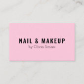 ミニマリズムスタイルの名刺 名刺 (正面)