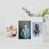 ミニマリズムポートレートスリーアルティメットカレッジグレー 案内状 (スタンド正面)