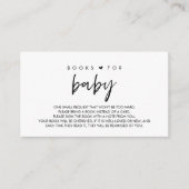 ミニマリズムモダンブラックフォント エンクロージャーカード (正面)