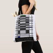 ミニマリズム反射IIオンデスティールトート トートバッグ (クローズアップ)