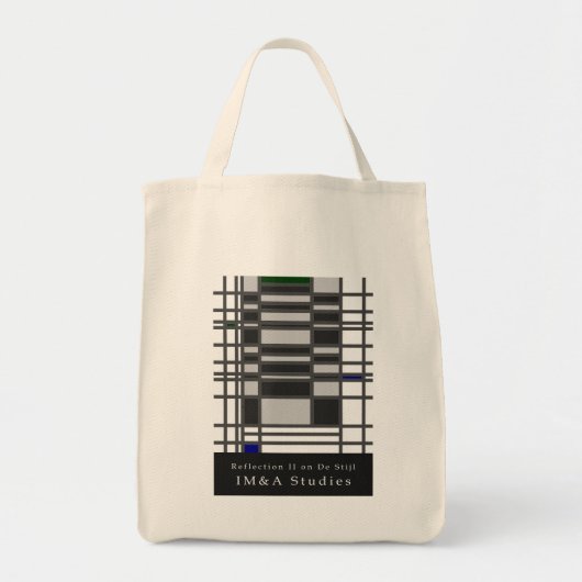 ミニマリズム反射IIオンデスティール食料品店トート トートバッグ (正面)
