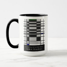 ミニマリズム反射IIオンDe Stijl Mug マグカップ