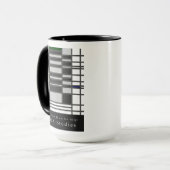 ミニマリズム反射IIオンDe Stijl Mug マグカップ (正面左)