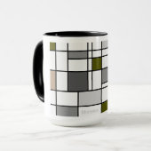 ミニマリズム反射III on De Stijl Mag マグカップ (正面左)