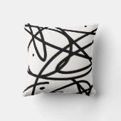 ミニマリズム抽象芸術アートパターン枕クッション クッション (裏面)