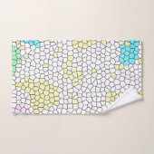 ミニマリズム抽象芸術淡い色のアートパステルセル バスタオルセット (ハンドタオル)