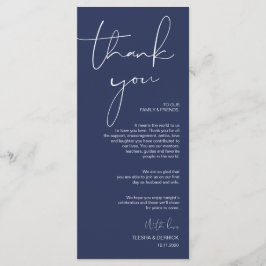 ミニマリズム海軍のスクリプトプレイスセッティングサンキュー プログラム