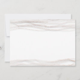 ミニマリズム白ローズグレー抽象芸術デリケート線 招待状