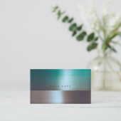 ミニマリズム銀水中競技ミントメタリックVIP 名刺 (スタンド正面)