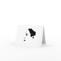 ミニマリズム顔スケッチガールレディ