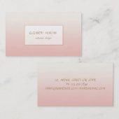 ミニマリズム エレガント モダン 名刺 (正面/裏面)