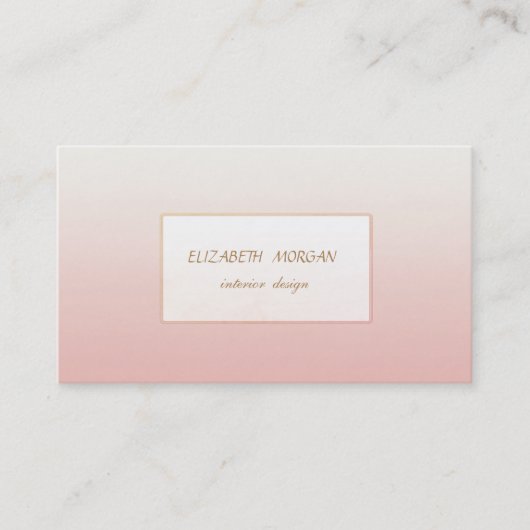 ミニマリズム エレガント モダン 名刺 (正面)