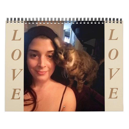 ミニマリズム・カレンダー任意の年/サイズ/色/デザイン カレンダー (カバー)