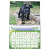 ミニマリズム・カレンダー任意の年/サイズ/色/デザイン カレンダー (3月 2026)