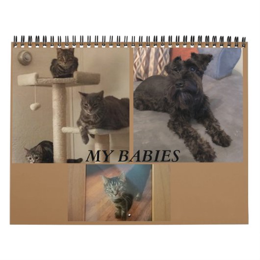 ミニマリズム・カレンダー任意の年/サイズ/色/デザイン カレンダー (カバー)