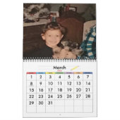 ミニマリズム・カレンダー任意の年/サイズ/色/デザイン カレンダー (3月 2026)