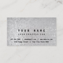 ミニマリズム・シルバーグレーVipコンサルティング財務 名刺