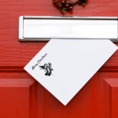 ミニマリズム ヴィンテージ クリスマスの天使 ラバースタンプ