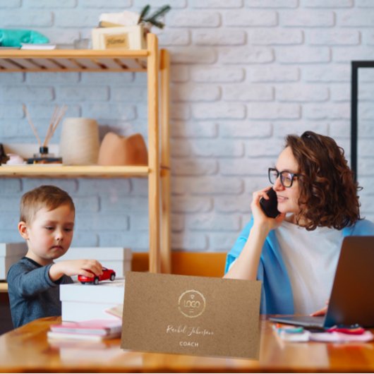 ミニマリズムKraftソフエレガントァセラピストロゴ 名刺