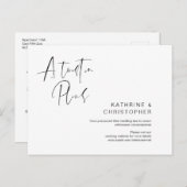 ミニマリズ結婚ム延期 ポストカード (正面/裏面)