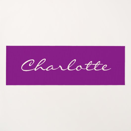 ミニマリモダンストの書パーソナライズされた道 ヨガマット (正面(横))