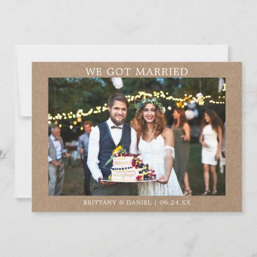 ミニマリモダンストシンプルWe Kraftカ得ード サンキューカード (正面)