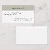 ミニマリモダンストデザイントレンディーテンプレート 名刺 (正面/裏面)