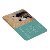 ミニマリモダンスト写結婚真新人の日 マグネット (右側)