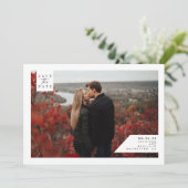 ミニマリモダンスト日付写真を保存 セーブザデート (スタンド正面)