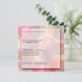 ミニマリモダンスト第40回誕生日パーティの招待状 招待状 (スタンド正面)