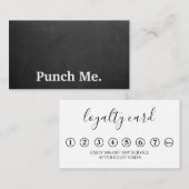 ミニマリモダンスト黒い黒い黒い黒い黒い黒い黒い黒い板のロイヤリティカード 名刺 (正面/裏面)