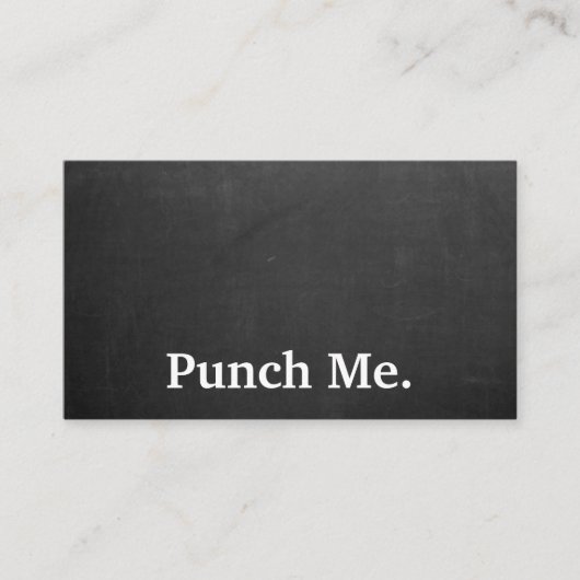 ミニマリモダンスト黒い黒い黒い黒い黒い黒い黒い黒い板のロイヤリティカード 名刺 (正面)