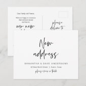 ミニマリモダンスト、新しいホーム・アドレスの発表 ポストカード (正面/裏面)