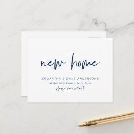 ミニマリモダンスト、新しいホーム・アドレスの発表 ポストカード