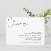 ミニマリモダンズカジュアルム脚本リハーサルディナー 招待状 (スタンド正面)