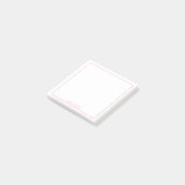 ミニマリ企業のストピンク/白 ポストイット (アングル)