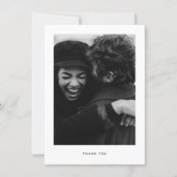 ミニマリ結婚ストの写真ありがとうポストカード