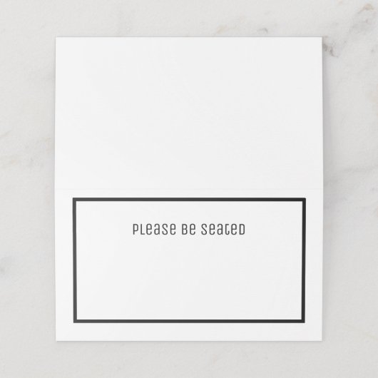 ミニマリ結婚ストの座席表パック25 プレイスカード (外部開封)