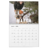 ミニマルおばあちゃんの写真コラージュのメモリーカレンダー カレンダー (3月 2026)