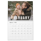 ミニマルおばあちゃんの写真コラージュのメモリーカレンダー カレンダー (2月 2026)