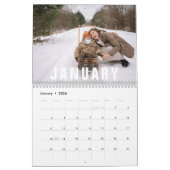 ミニマルおばあちゃんの写真コラージュのメモリーカレンダー カレンダー (1月 2026)