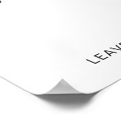 ミニマルおむつラッフルサイン ポスター (角)