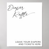 ミニマルおむつラッフルサイン ポスター (正面)