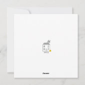 ミニマルおめでとうオンザニューアパートメント シーズンカード (裏面)