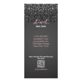 ミニマルおよびエレガント爪、 ネイル技術 ラックカード (裏面)