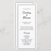 ミニマルおよびシンプルスキャロプ縁どラグラム (正面/裏面)